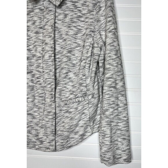 Cabi Neo Moto Jacket Marled Heather Gray Size Large  #5102 - Picture 4 of 16